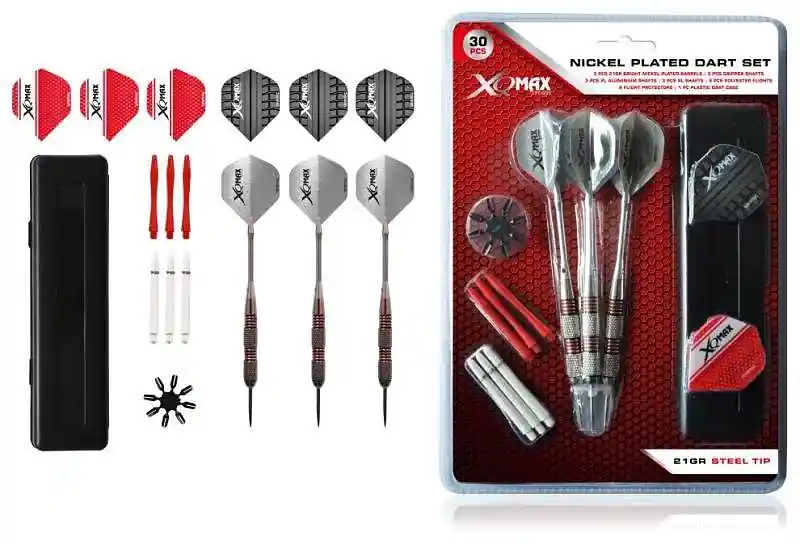 Sada XQMax SET šipky 21g Steel + příslušenství - 21 Expresní Doručení