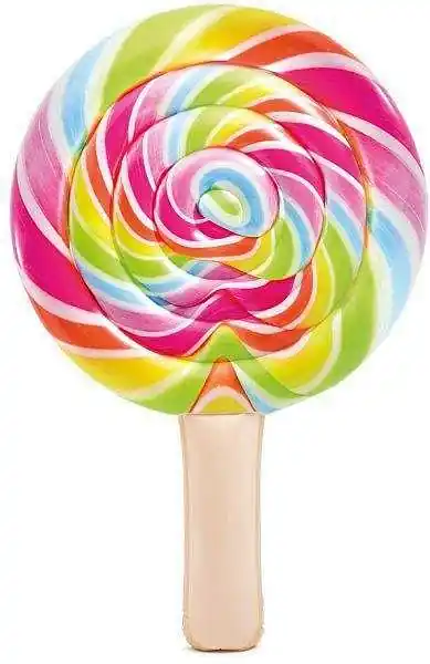 Cenově Výhodný Lehátko INTEX nafukovací lízátko LOLLIPOP 208x135 cm - růžová
