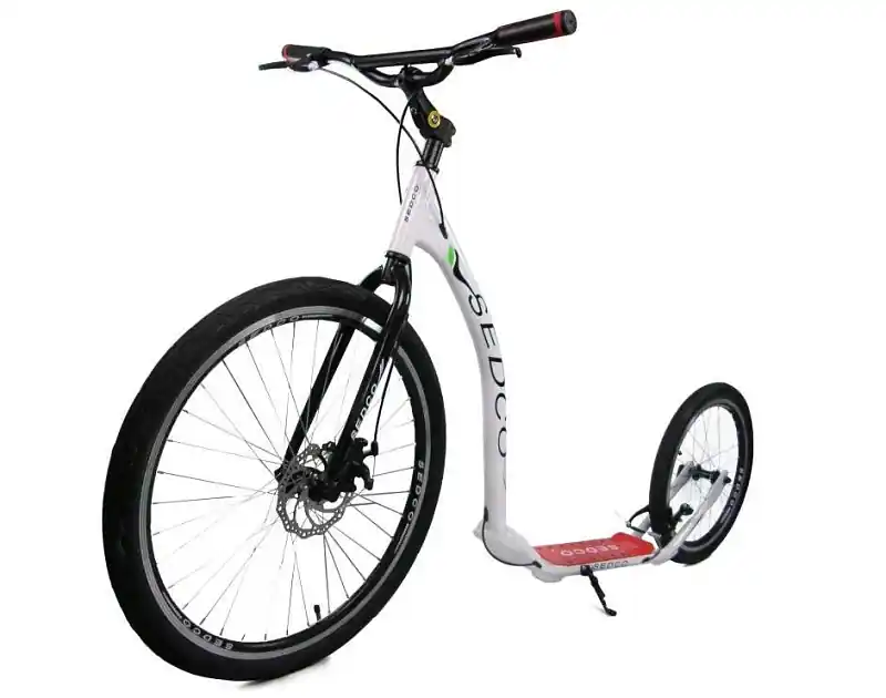 Vysoce Kvalitní Koloběžka Sedco ACTIN 4.4 MTB 26/20 bílá - bílá