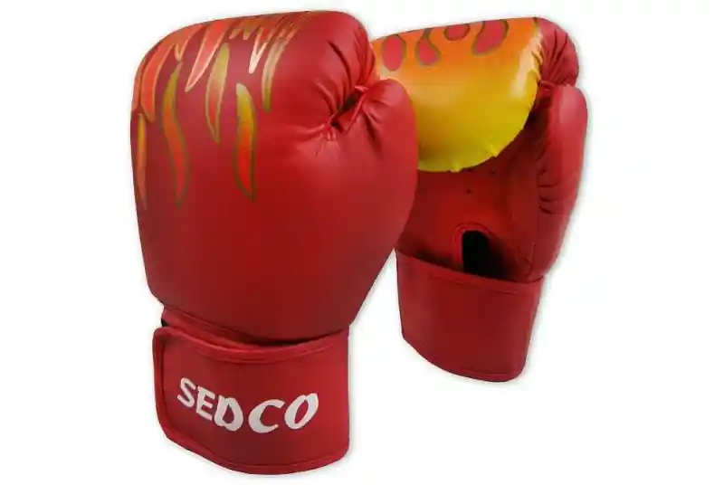 Box rukavice SEDCO TRAINING FIRE 14 OZ - červená Nová Kolekce