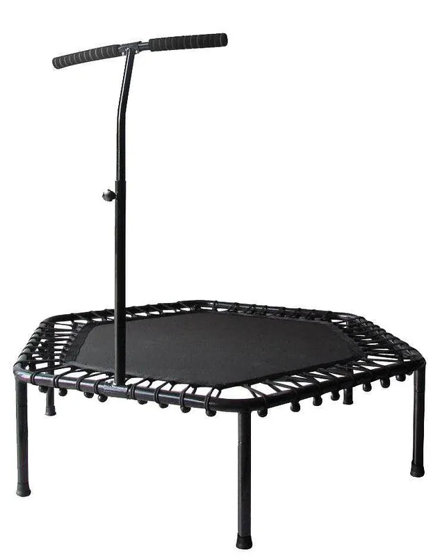Trampolína SEDCO fitness s madlem HEXAGON 135 cm - Černá Časově Omezené