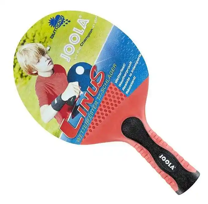 Poslední Šance Pálka na stolní tenis JOOLA OUTDOOR ALLWEATHER LINUS - Červená