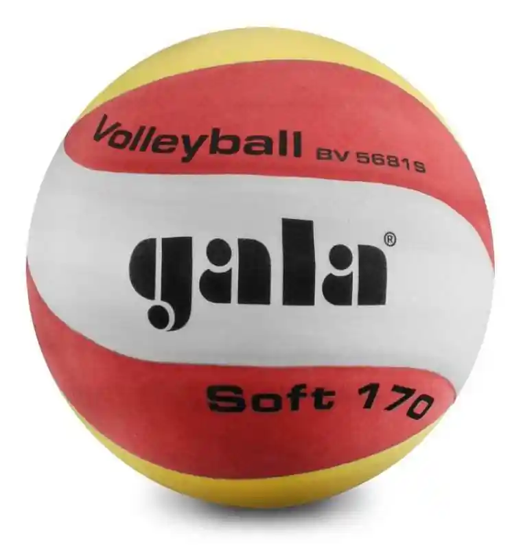 Míč volejbal SOFT GALA BV5681S 170g - červená Novinka