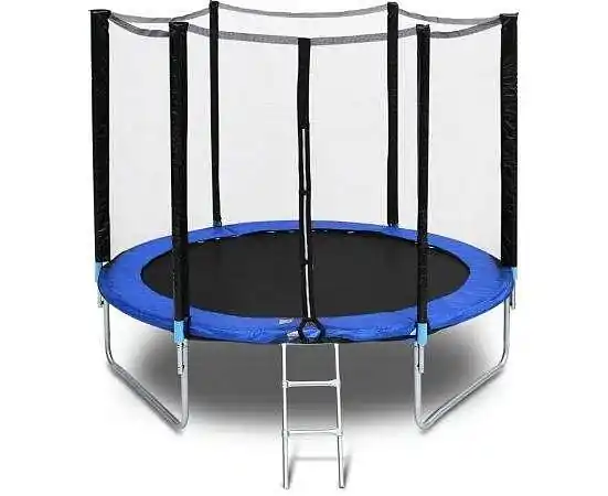 Trampolína SEDCO SET 244 cm + síť a žebřík MODRA - Modrá Akce