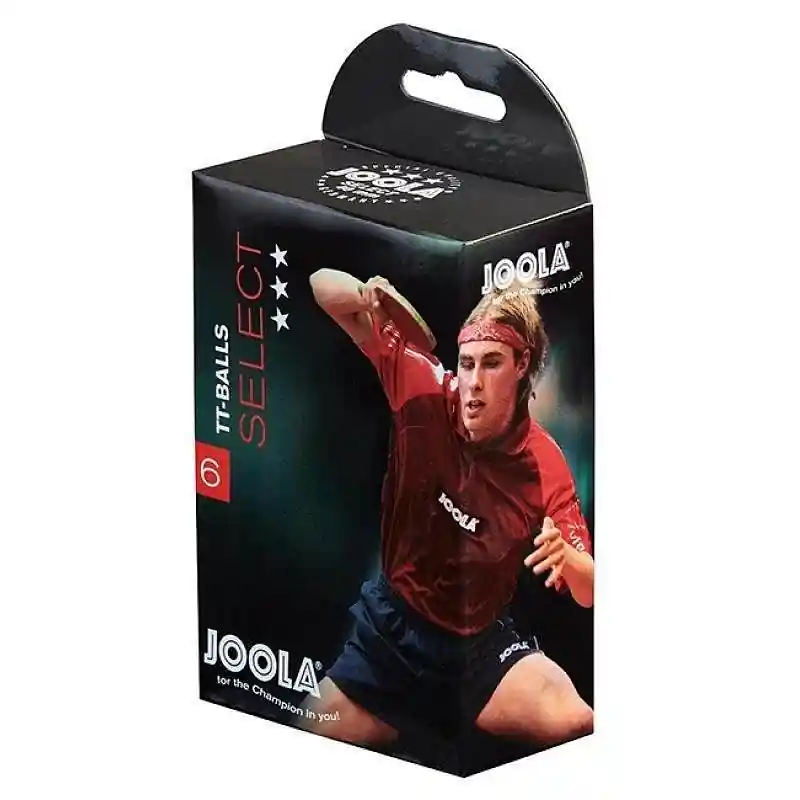 Nejprodávanější Míčky na stolní tenis JOOLA SELECT*** - SET 6 ks - bílá