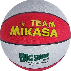 Cenově Výhodný Míč basketbalový MIKASA BIG SHOOT B-6 červeno/bílý - červená