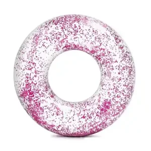 Nafukovací kruh INTEX 56274 Glitter 119 cm - růžová Horká Nabídka