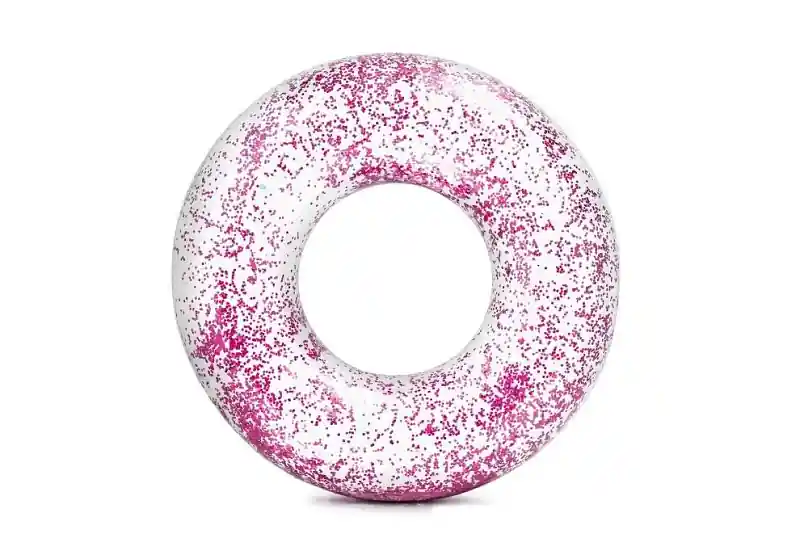 Nafukovací kruh INTEX 56274 Glitter 119 cm - růžová Horká Nabídka