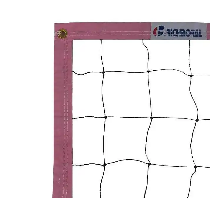 Akční Cena Síť volejbal plážová se šňůrou SEDCO 10cm oko - bílá
