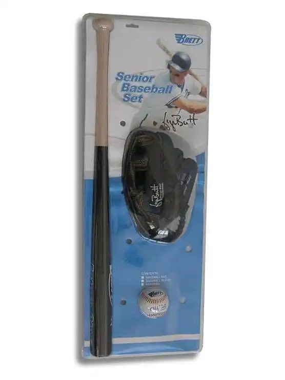 Baseball set na blistru -velikost 36 - černá Akční Nabídka
