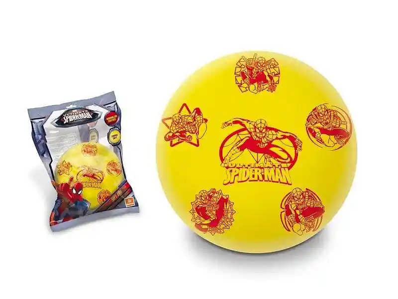 Autentický Míč MONDO SOFT SPIDERMAN 200 mm - žlutá