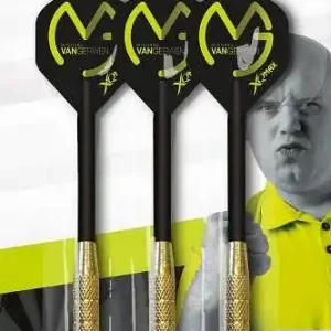 Šipky XQ MAX Steel Brass Michael van Gerwen 18g - 18 Hit Sezóny
