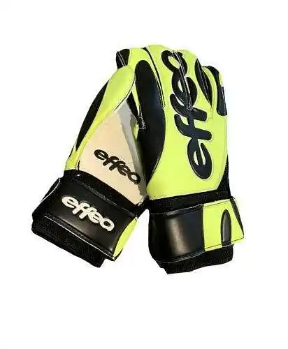 Rukavice brankářské kopaná EFFEA 6018 žlutočerné - 9 Sezónní Sleva