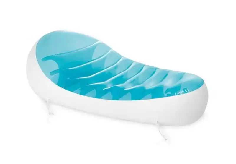Omezená Nabídka Lehátko nafukovací křeslo Intex 56869 - bílá/modrá