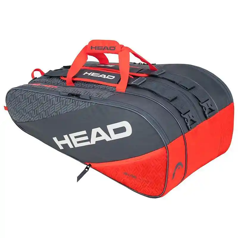 Taška na rakety Head Elite 12R Monstercombi Grey/Orange - oranžová Akční Cena