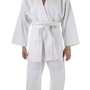 Zlevněný Sedco Kimono JUDO 110 + pásek (bílé)
