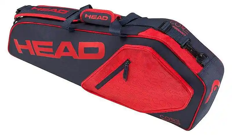 Tenis taška na rakety HEAD CORE 3R PRO BAG - červená Víkendová Akce