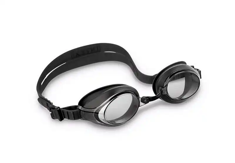 Nejprodávanější Plavecké brýle Racing Antifog Silicon - černá/bílá