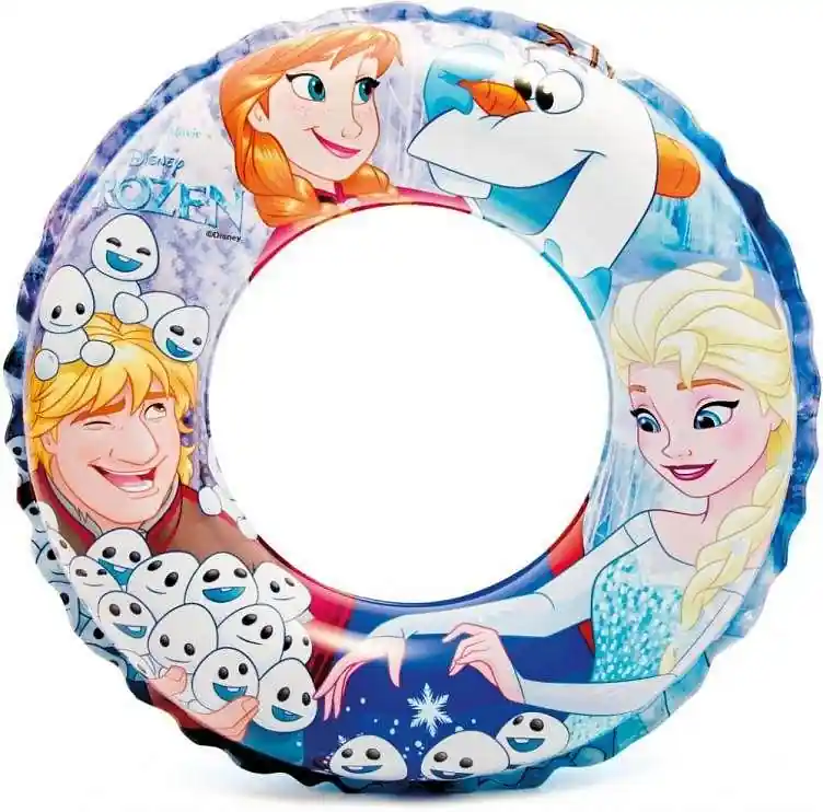 Super Cena Kruh plavecký Intex Frozen Deluxe 56201 51cm - modrá