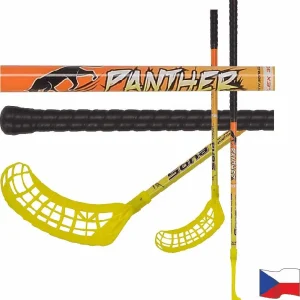 Florbalová hůl Sona PANTHER 95cm 28154 - žlutá, Levá Pouze Dnes
