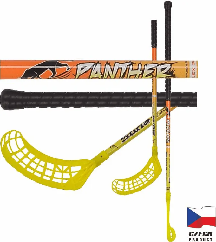 Florbalová hůl Sona PANTHER 95cm 28154 - žlutá, Levá Pouze Dnes