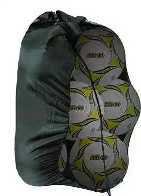 Fotbalové míče SEDCO 5 FOOTBALL SET 6ks + nylonová síť - bílá Zlevněný