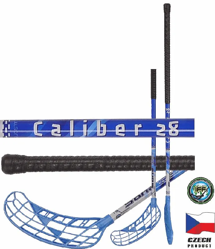 Florbalová hůl CALIBER 950 FLEX 28 levá - modrá, Levá Hit Sezóny