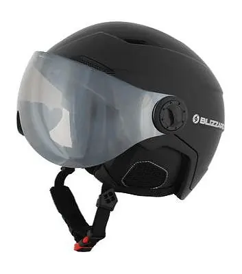 Horká Nabídka Lyžařská přilba Blizzard DOUBLE VISOR BLACK-MAT 56-59 - černá