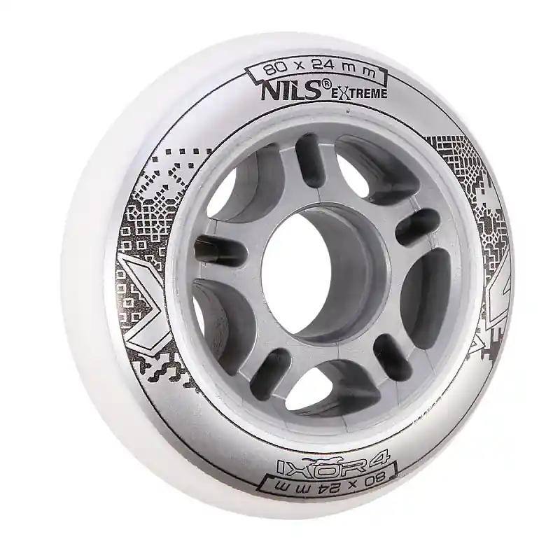 Akce KOLEČKA NILS EXTREME PU 80x24 BÍLÉ (4KS)