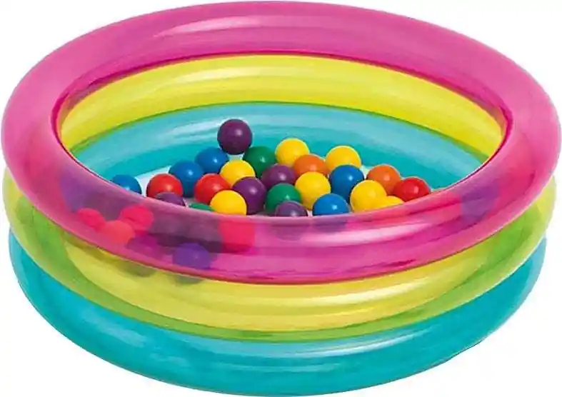 Cenová Bomba Nafukovací hřiště kruh Intex 48674 +50míčků