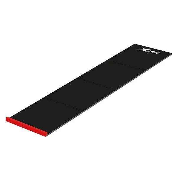 Akce Skládací podložka/koberec na šipky XQ MAX PUZZLE 237 cm - černá