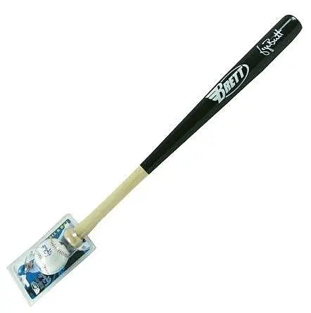 Baseball pálka dřevo 26-28 DŘEVO + MÍČEK - černá Cenová Bomba