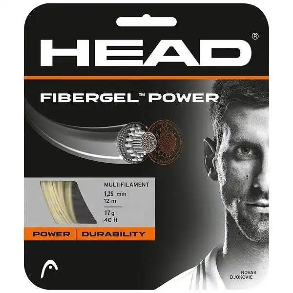 Sleva Tenisový výplet HEAD Fibergel Power 17 (1.25mm)