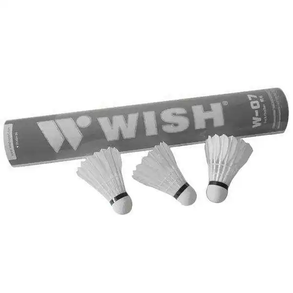 Omezená Nabídka Míček badminton WISH -peří 805 - bílá