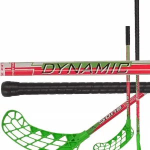 Florbalová hůl Sona Dynamic 95cm pravá zeleno/růžová - zelená, Pravá Výhodná Nabídka