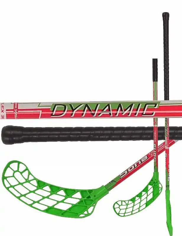 Nová Kolekce Florbalová hůl Sona Dynamic 95cm levá zeleno/růžová - zelená, Levá