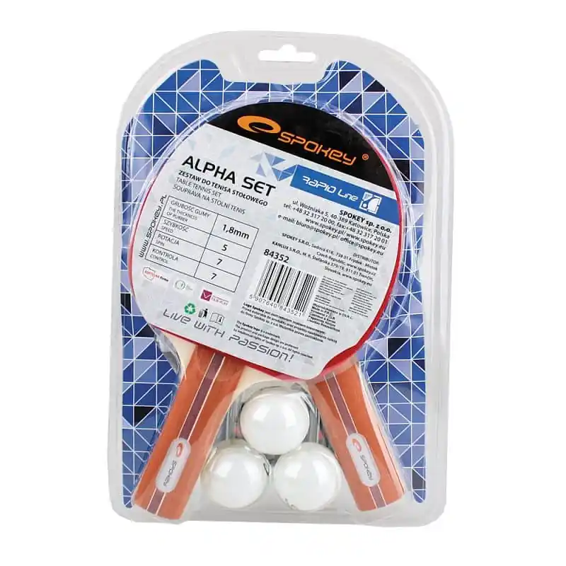 ALPHA SET * - Sada na stolní tenis včetně síťky Speciální Cena