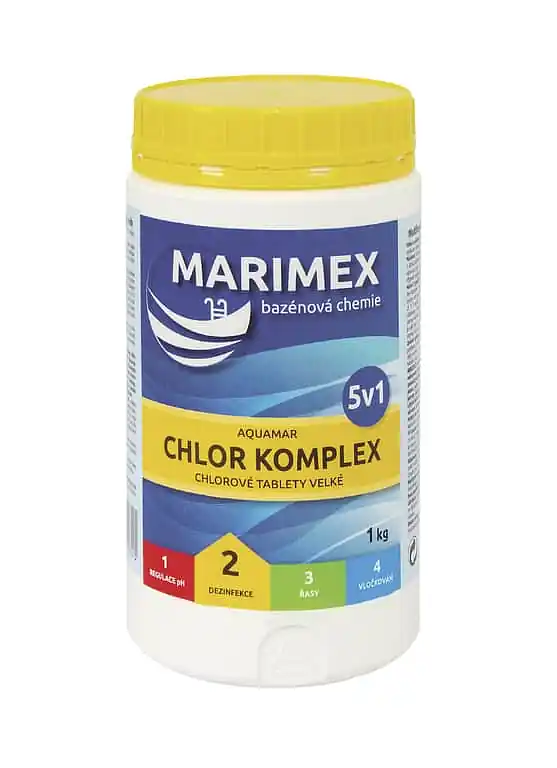 Horká Nabídka Marimex chlor komplex 5v1 1,0 kg (tableta)