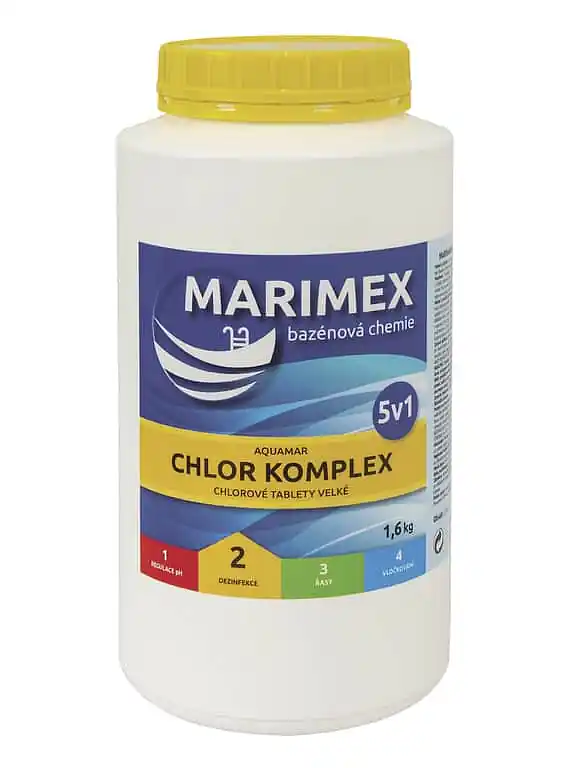 Nejlepší Cena Marimex chlor komplex 5v1 1,6 kg (tableta)