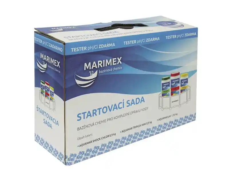 Výprodej Marimex START set chemický (Shock, Triplex Mini, pH-, tester)
