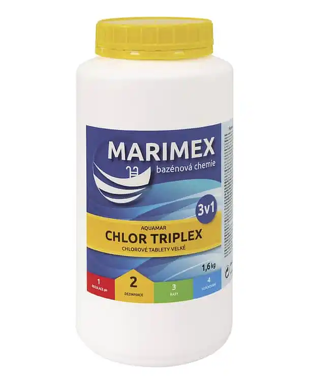 Marimex chlor Triplex 1,6 kg (tableta) Finální Výprodej
