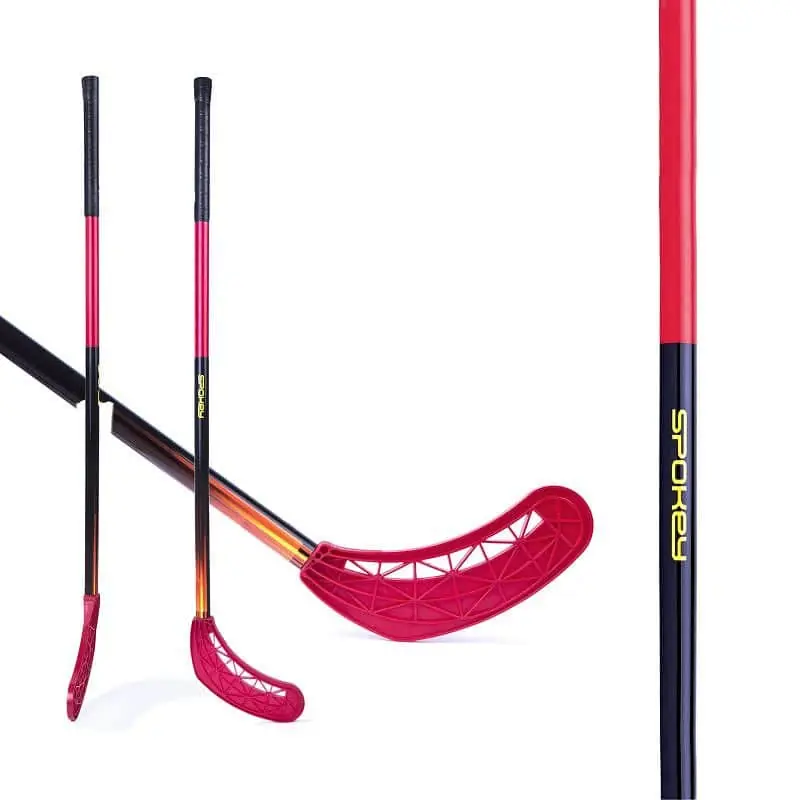 AVID II -Hokejka florbal červená rovná čepel Cenová Bomba