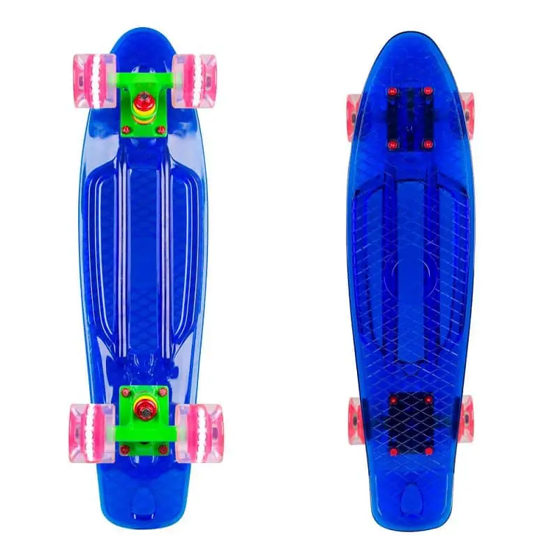 Akce Penny board WORKER Transpy 400 22" se svítícími kolečky