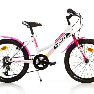Dino bikes 420D bílo růžová 20" 2022 juniorské kolo Výprodej