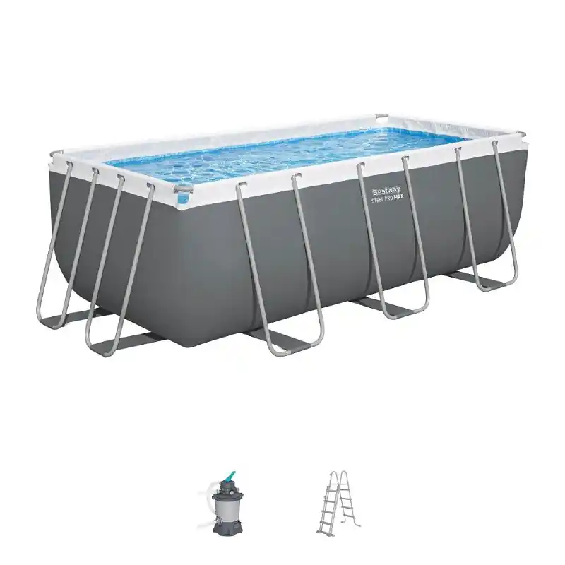 Speciální Cena Bazén Power Steel 4,12 x 2,01 x 1,22 m - 56457