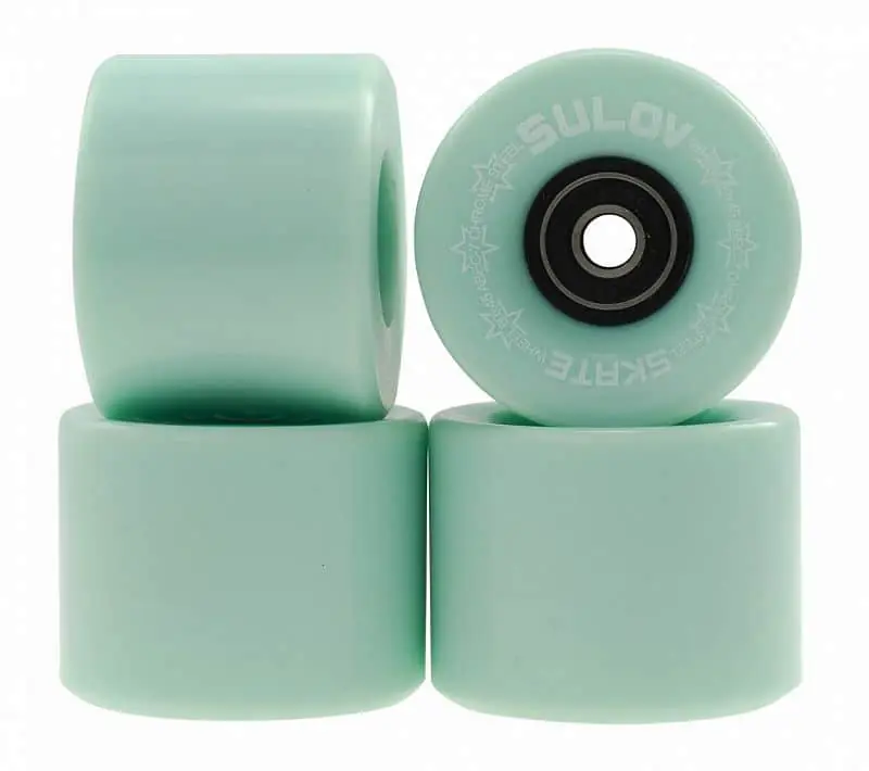 Kolečka Penny board PASTEL MENTOL 60 x 45mm 85A (sada 4ks s ložisky ABEC-7 chrome) Expresní Doručení