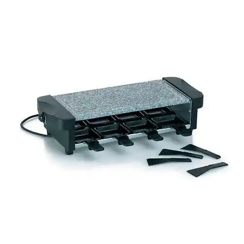 Speciální Cena KELA Raclette gril CENERI s žulovou grilovací plochou 8 pánviček KL-66663