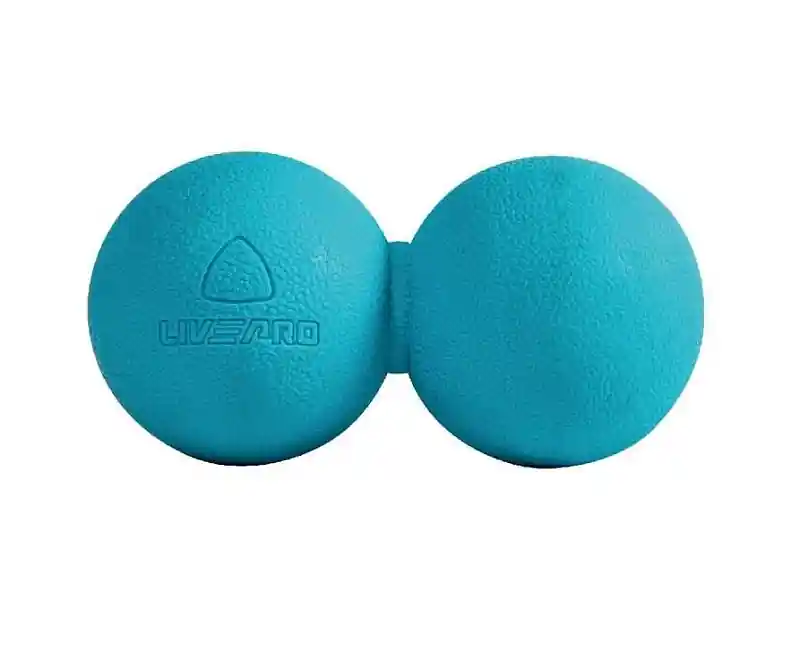 Novinka Masážní míček LivePro LP8502 peanut - modrá, 6,1