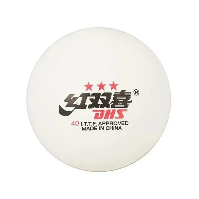 Originální Míčky na stolní tenis DHS *** 40mm bílé (6 ks)