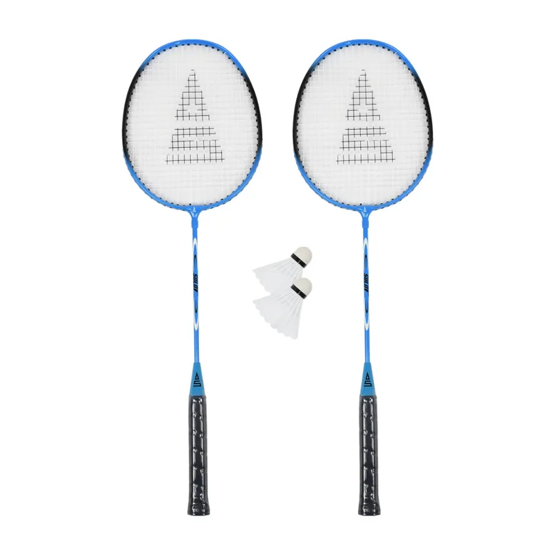 Badmintonový set SULOV 2x raketa, 2x míček, vak - modrý Akce